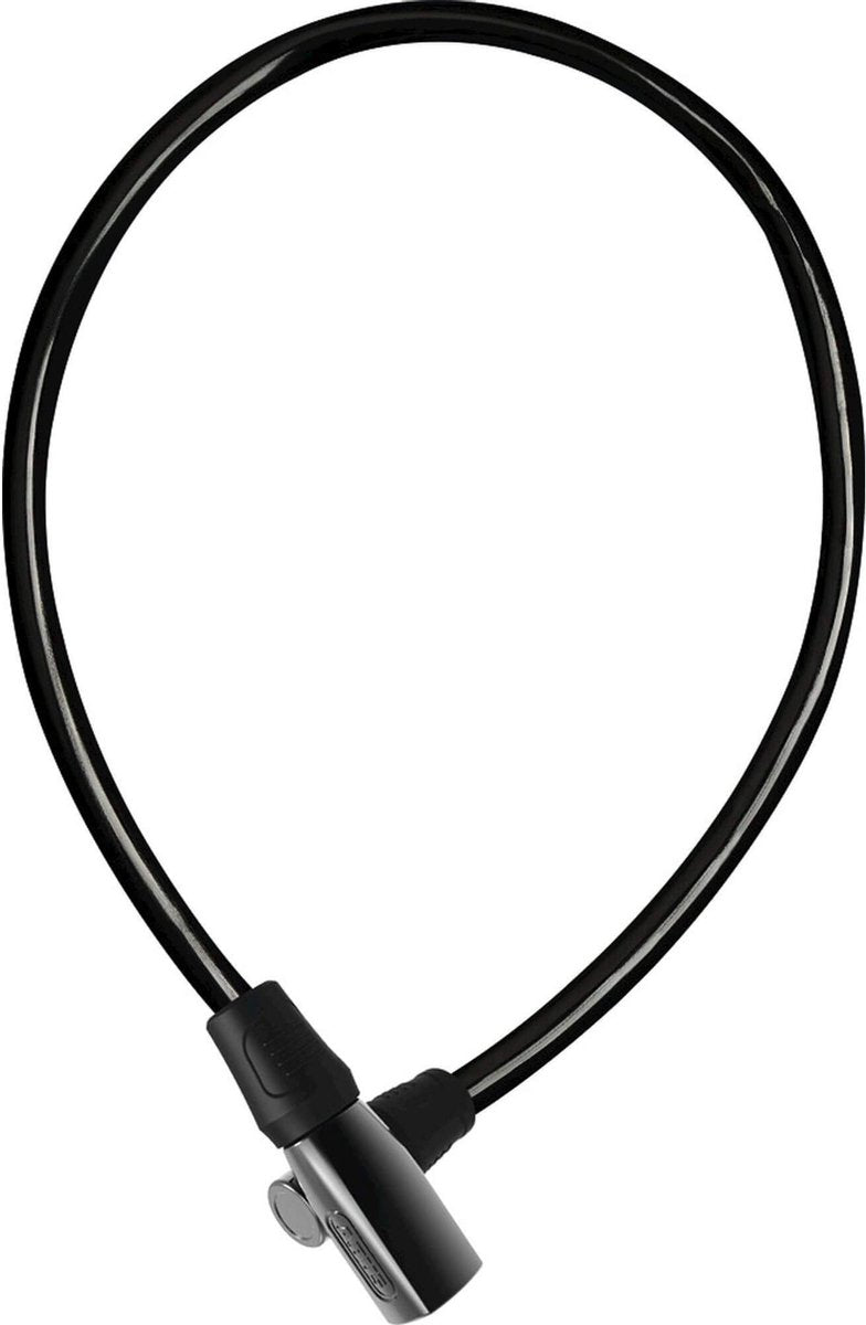Abus Kabelschloss 4408k – 65 cm langes Stahlkabel mit Kunststoffummantelung – Fahrradschloss mit Sicherheitsstufe 2 – Blau