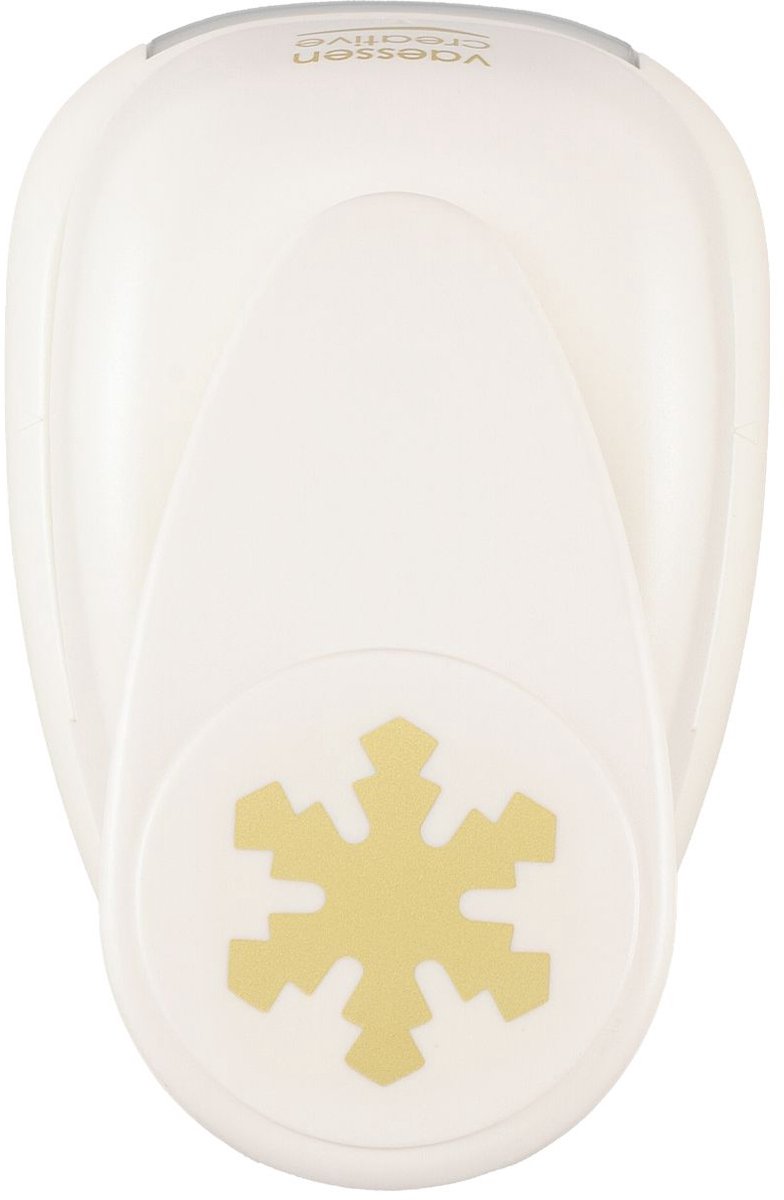 Vaessen Creative Punch – Figurenstanzer – Schneeflocke – 4,4 x 5 cm