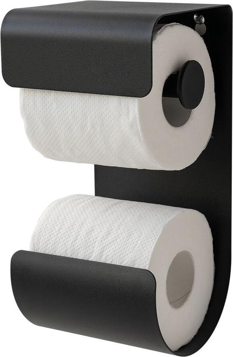 Sealskin Brix - Toilettenpapierhalter - Toilettenpapierhalter - Ersatzrollenhalter - Schwarz
