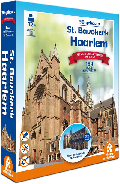 House of Holland 3D-Gebäude - St. Bavokerk Haarlem - 162 Teile