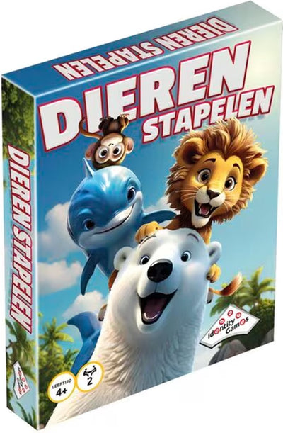 Identitätsspiele Tier-Stapelspiel – 2 Spieler
