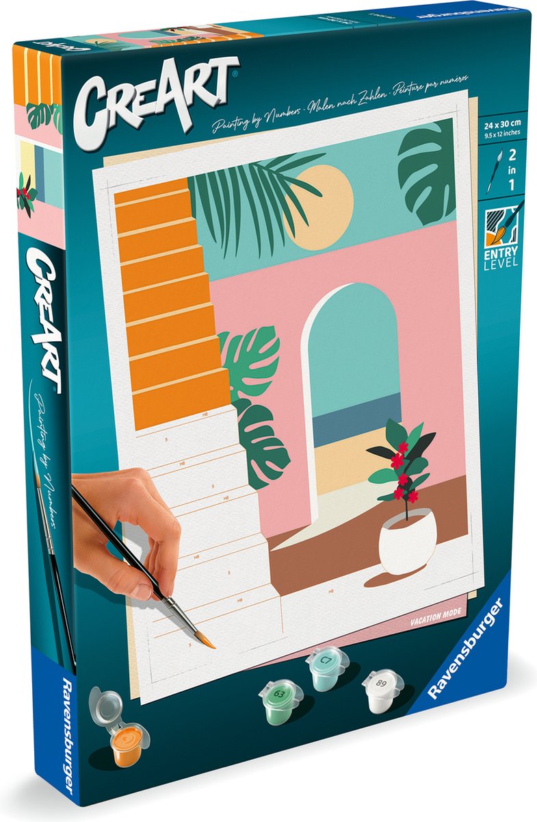 Ravensburger Kreart Gemälde bei Nummer - Urlaub
