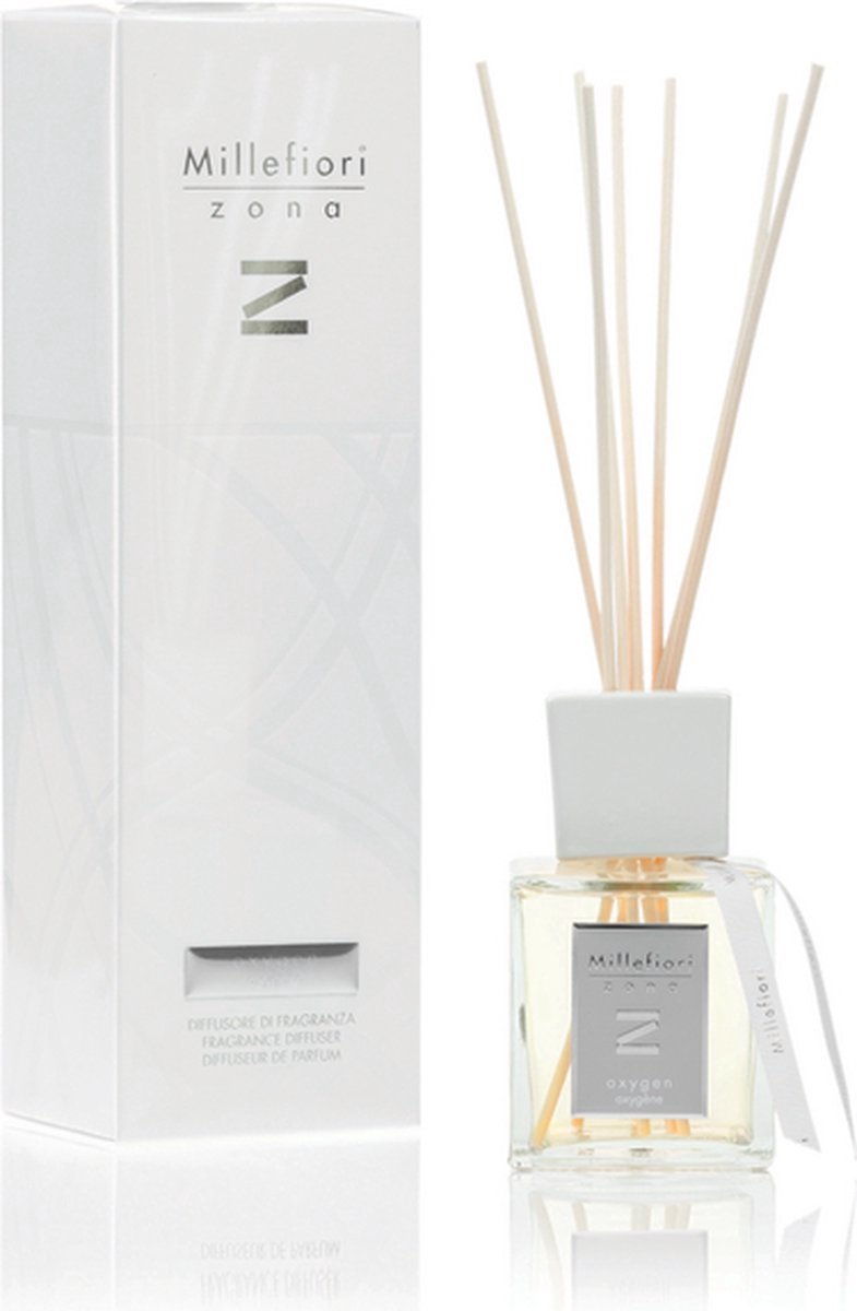 Millefiori Zona Duftstäbchen 250 ml – weiches Leder