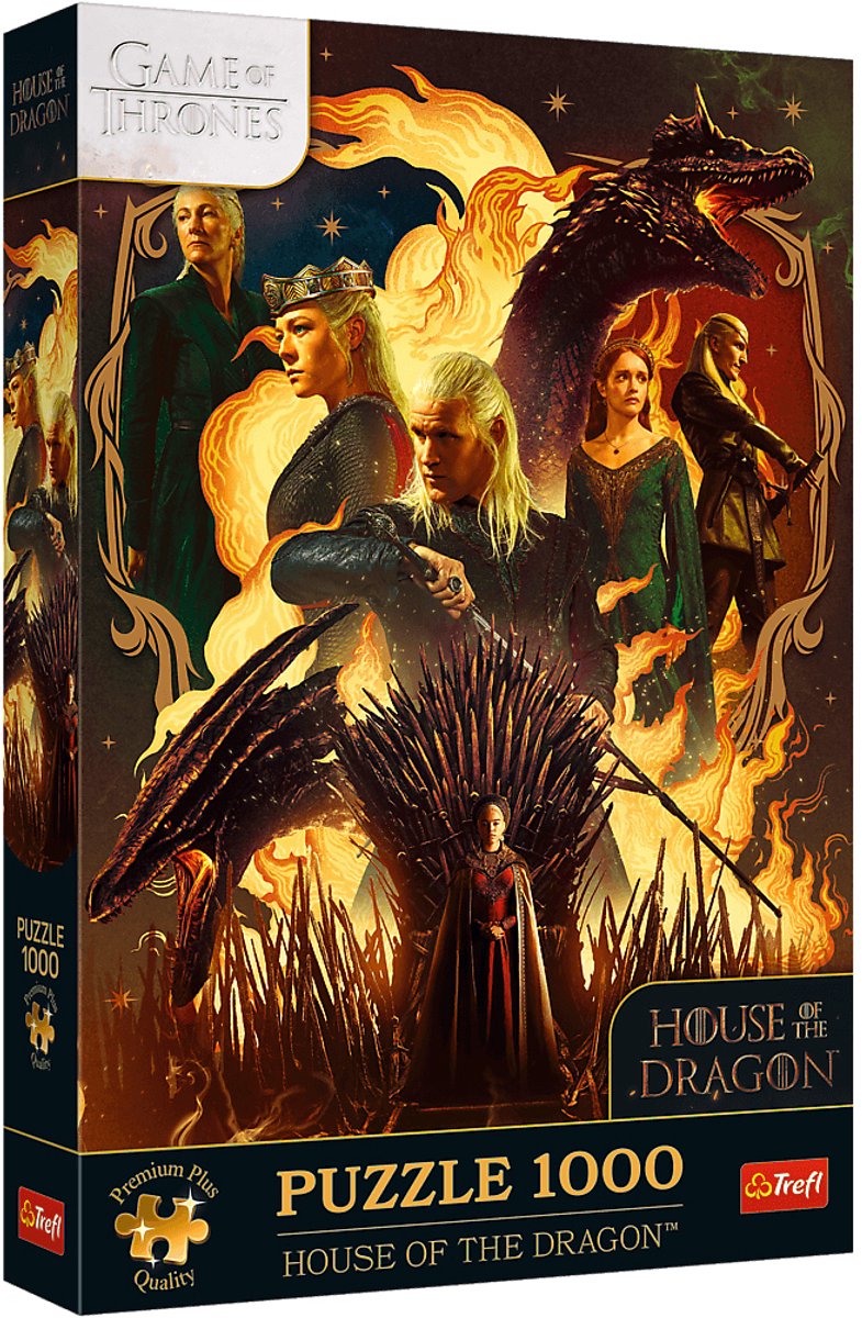 Trefl Puzzle Haus des Drachen – 1000 Teile Game of Thrones.