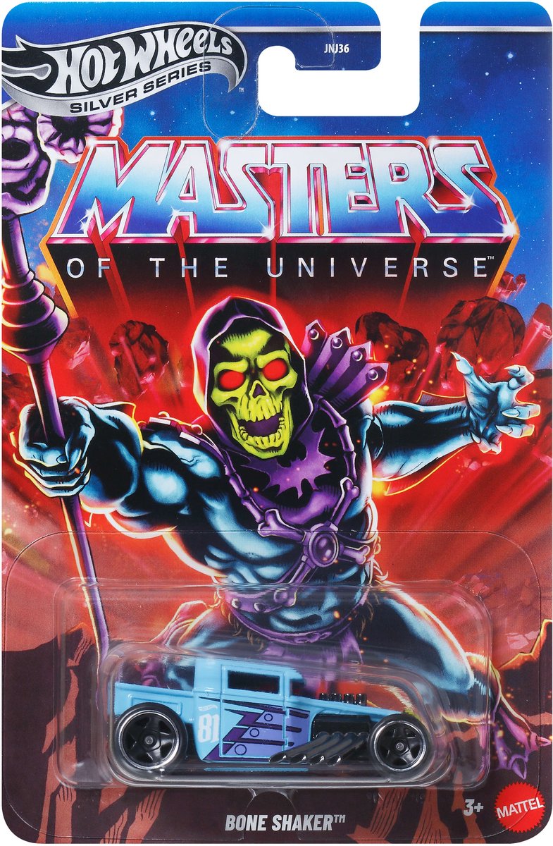 Mattel Masters of the Universe Silver Series Druckgussfahrzeug 1 64 Bone Shaker-Fahrzeuge