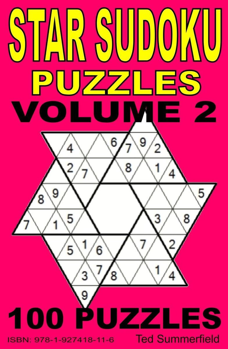 Pflegen Sie Ihr Gehirn mit 15 Stern-Sudoku-Rätseln. Band 2.