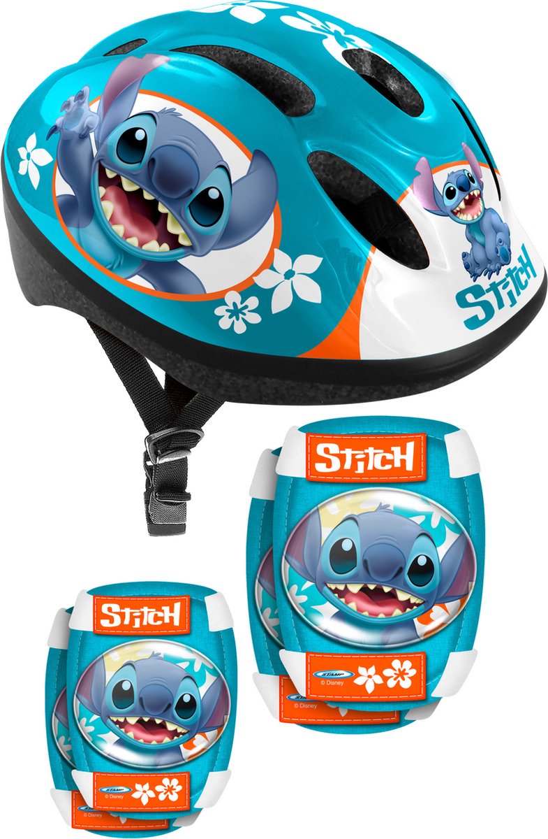 5-teiliger Disney-Skate-Schutz 52-56 cm Benzinblau Größe S M