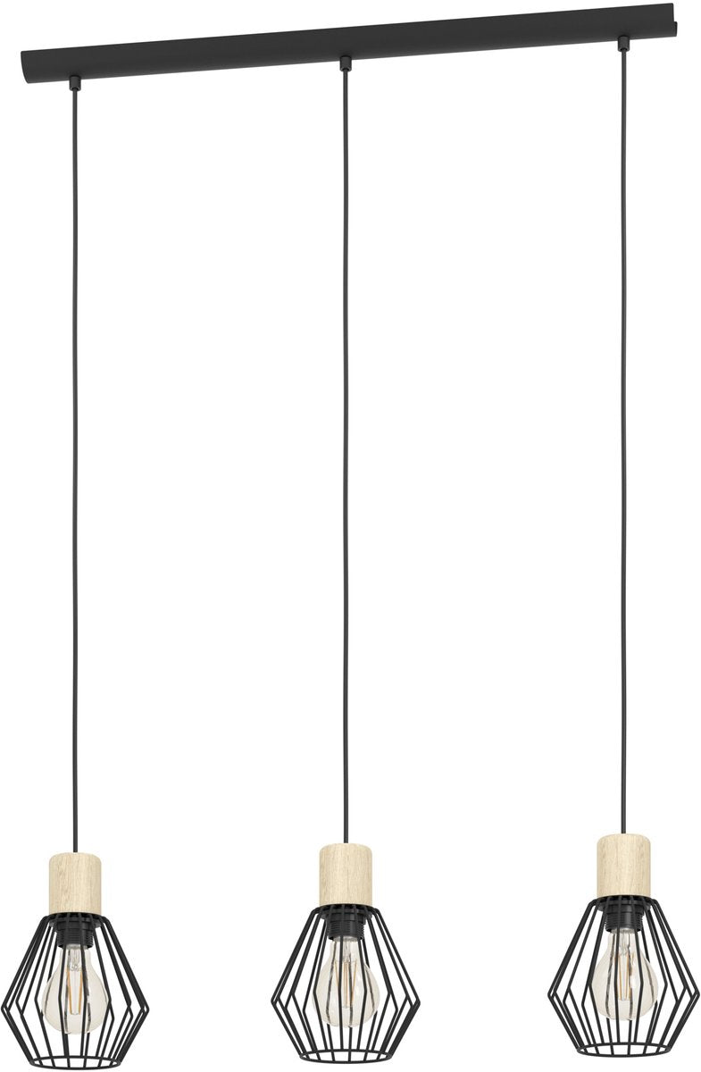 Eglo Palmorla - Hängelampe - E27 - 76 cm - Schwarzbraun