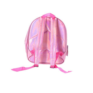 Rucksack glänzend rosa fabelhaft