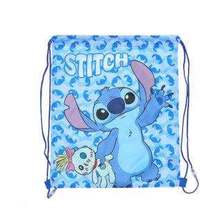 Stitch Gym-Schwimmtasche blau 40x35 cm | 3 Stück