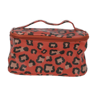 No brand Make-up-Tasche mit Wildtier-Leopardenmuster | 6 Stück