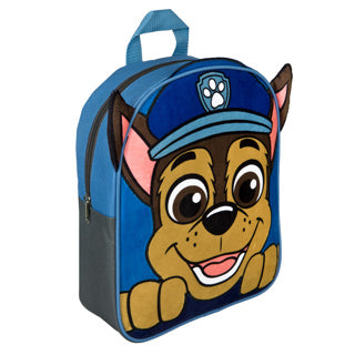 Pfotenpatrouille Plüsch Rucksack Chase 31x25.5x8,5 cm blau grau