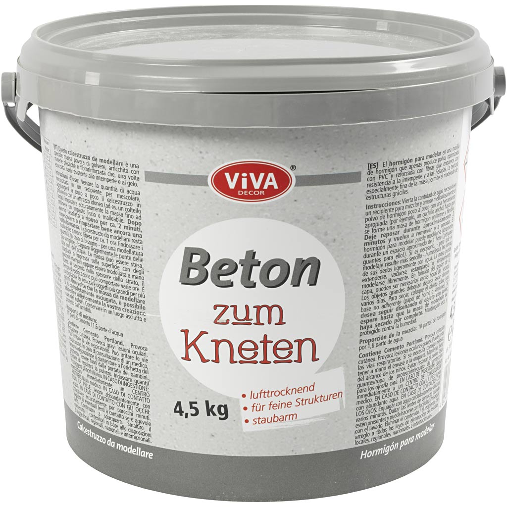 Viva Decor Knied Beton, grau, 4500 g 1 Box