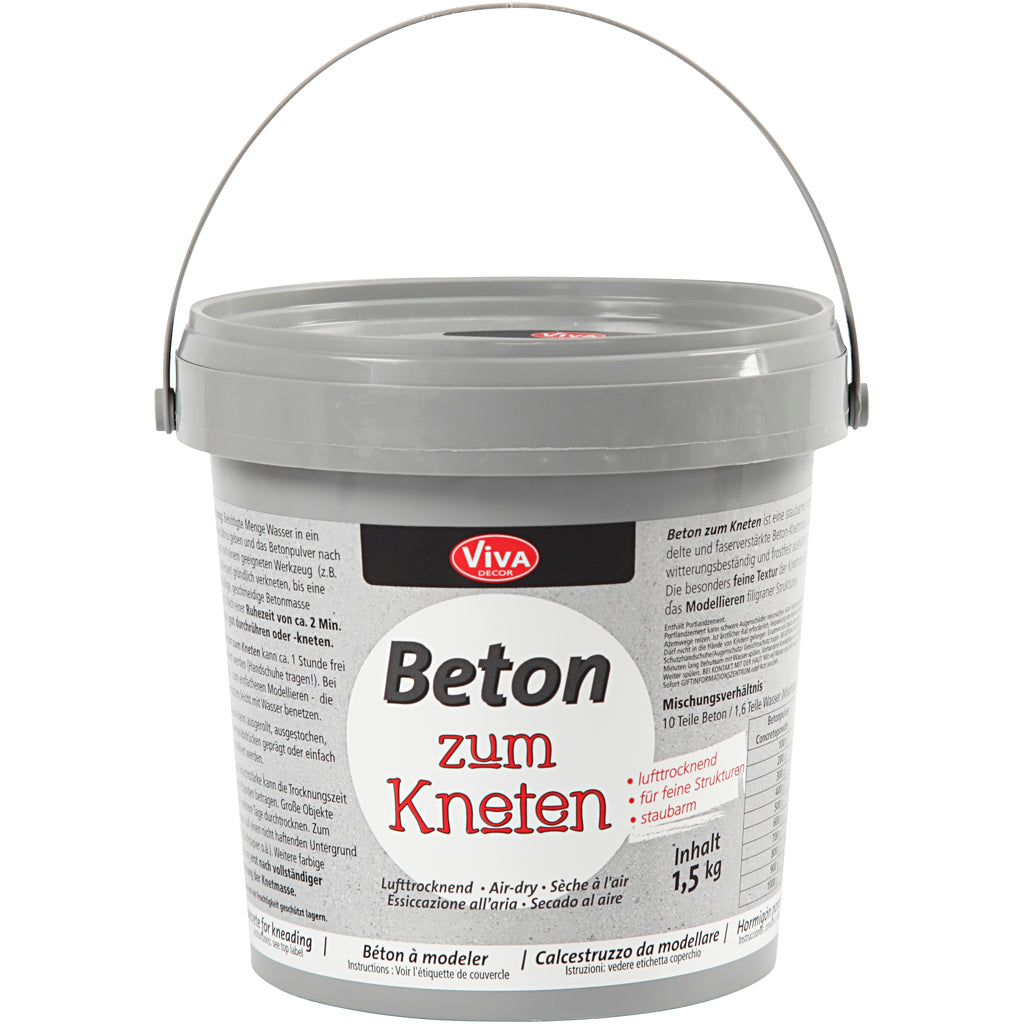 Viva Decor Knied Beton, grau, 1500 g 1 Box