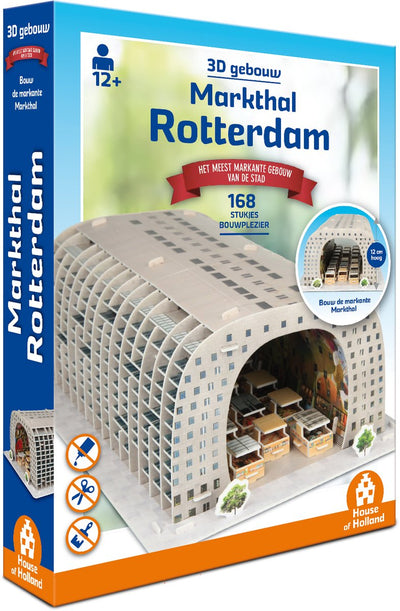 Tucker's Fun Factory Markthalle Rotterdam - 3D-Gebäude (168 Teile) -