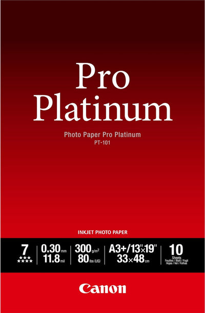 Canon pt-101 pro Platinum Fotopapier - A3 10 Blätter
