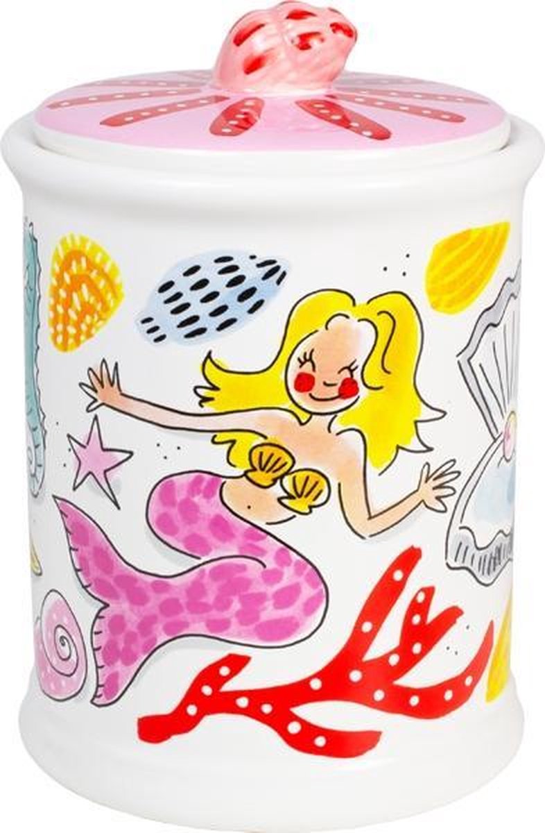 Blond Amsterdam Blonde Amsterdam Splash: großes Vorratsglas mit Muschelmuster