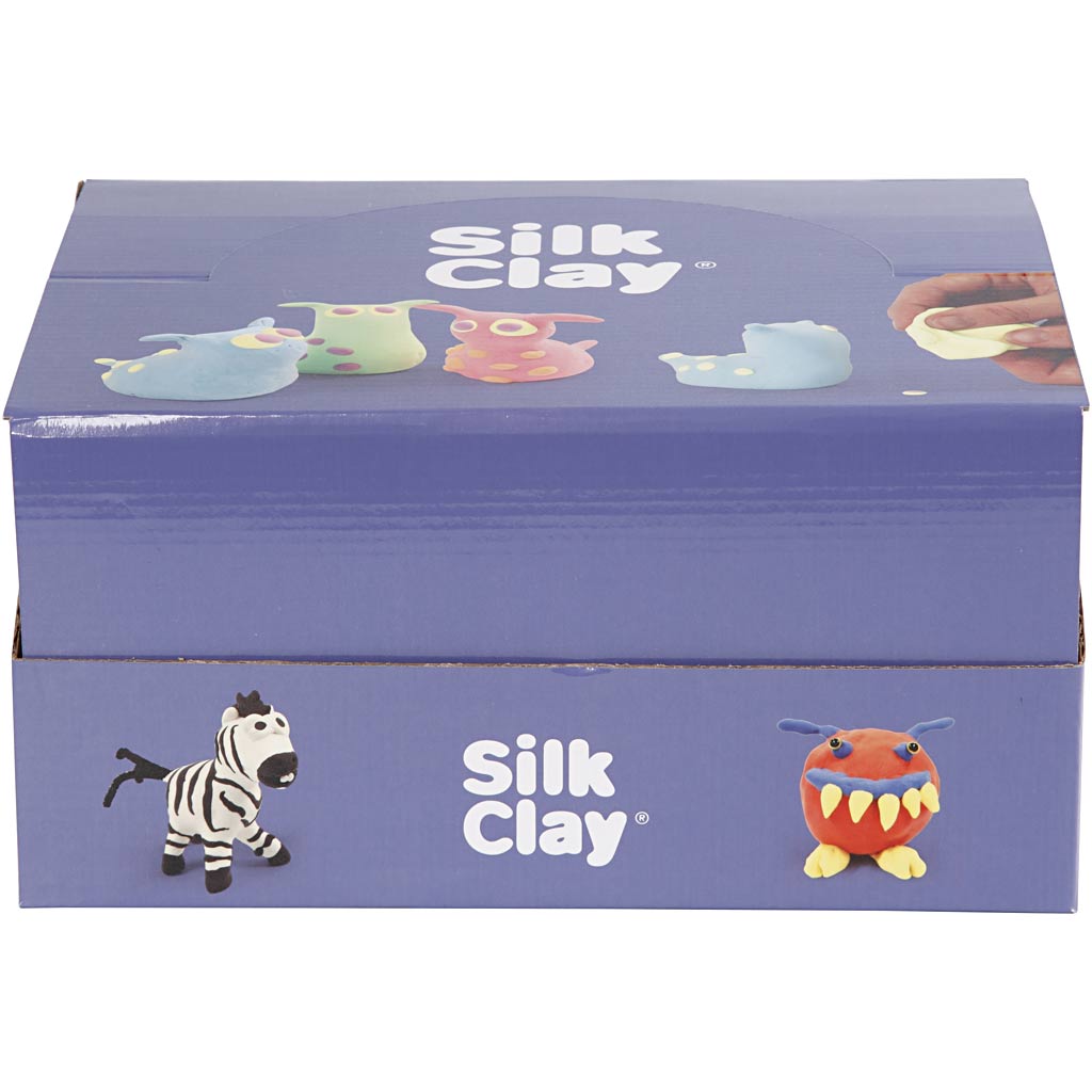 Silk Clay®, Neonfarben, Standardfarben, 12er Set 1 Box