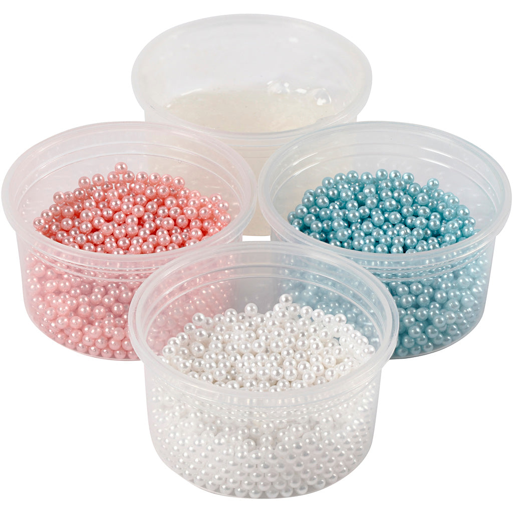 Perlknete®, verschiedene Farben, 3x25+38 gr, 1 Set