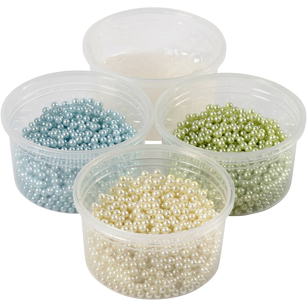Perlknete®, verschiedene Farben, 3x25+38 gr, 1 Set