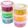 Creativ Company Glitzerknete, fröhliche Farben, 6x20 ml 1 Box