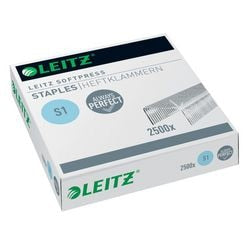 Heftklammern Leitz S1 Softpress Silber 2500 Stück