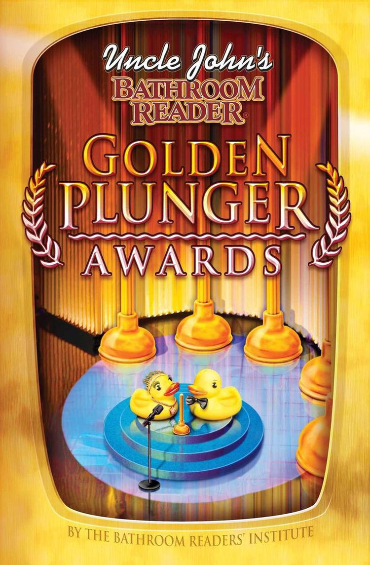 Auszeichnungen für Onkel Johns Badezimmerleser mit goldenem Kolben