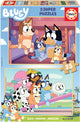 Educa - Holzpuzzle - 2 x 25 Teile - Bluey - Puzzle - Kinderpuzzle