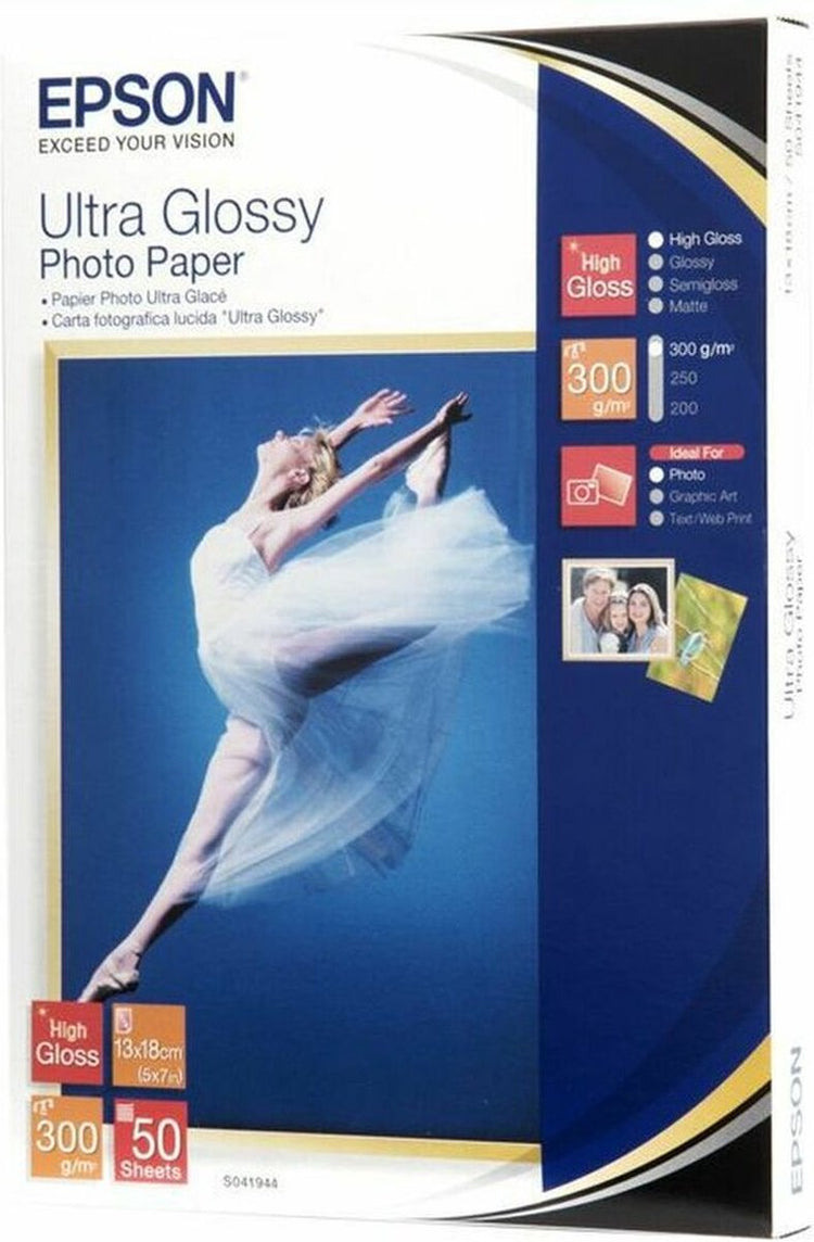 Epson c13s041944bh Fotopapier Ultra – 13 x 18 cm, 50 Blatt