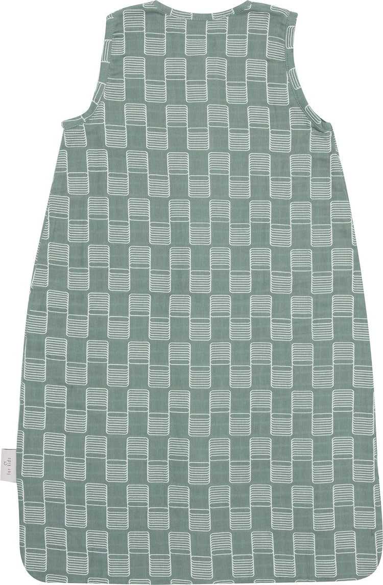 Witlof für Kinderschlafsack 68 80 (90 cm) klebrige Streifen grün