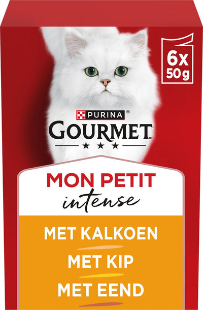 Purina Katzenfutter Gourmet Huhn Pfau Ente 6 x 50 g