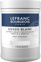 Lefranc Bourgeois Paris Lefranc Bourgeois 300658 weißes Gesso matt – 500 ml | Universalgrundierung für Acryl-Ölfarbe | Leinwand, Holz, Papierstein