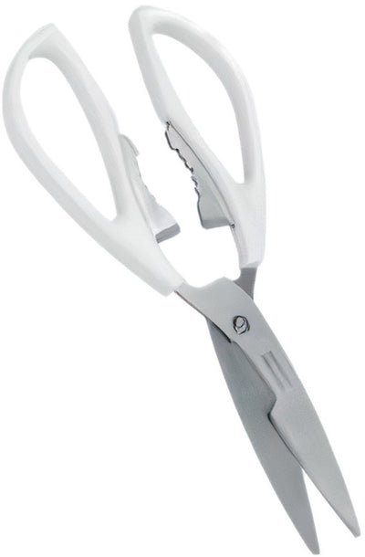 Metaltex - Küchenschere - 21 cm - Edelstahl - Weiß - Silber