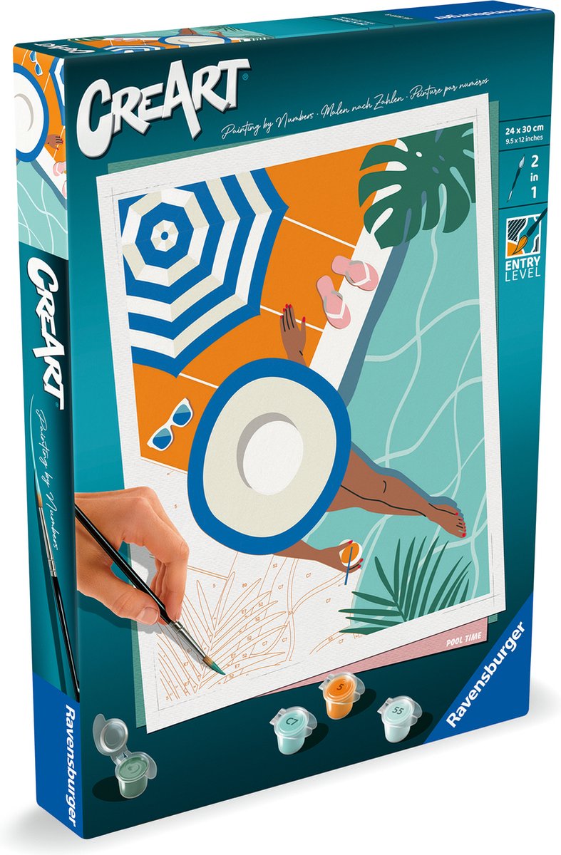 Ravensburger Kreart Painting bei Number - Schwimmbad
