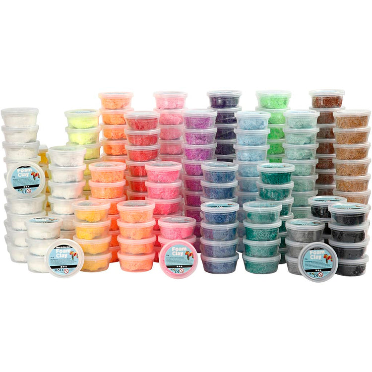 Foam Clay®, verschiedene Farben, 21x10 Box 1 Box
