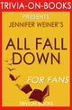 Trivia-on-Books – All Fall Down von Jennifer Weiner (Trivia-on-Book)