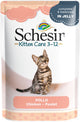 Schesir Katzenfutter Kätzchen 3-12 Huhn in Gelee 85 gr
