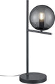 Trio pure - Tischleuchte - Anthrazit - exkl. 1x e14 28w - rauchfarbenes Glas