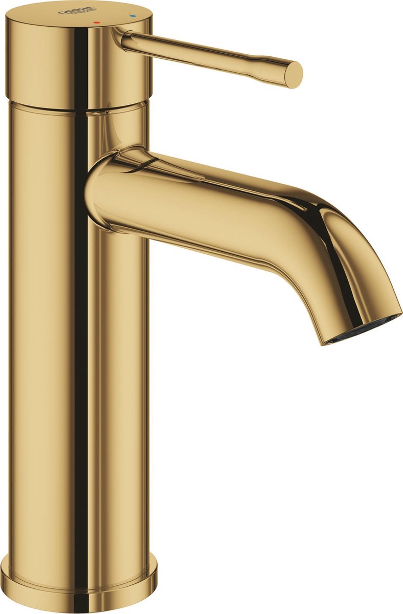 Grohe Essenz neue Waschtischarmatur – niedriger Auslauf – cooler Sonnenaufgang (Gold)