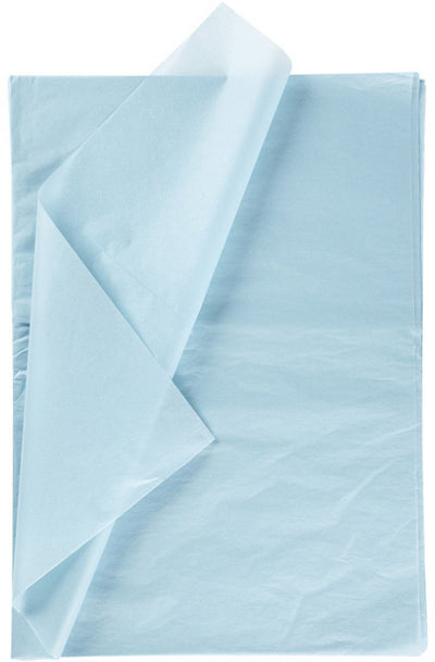 Creativ Company Seidenpapier, Blatt 50x70 cm, 17 gr, hellblau, 25 Blatt 1 Karton