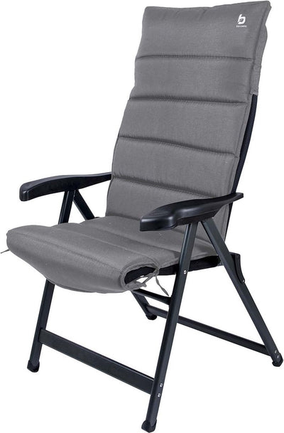 Bo-camp - Stuhlkissen - Universal - gepolstert - Polyester - Grau