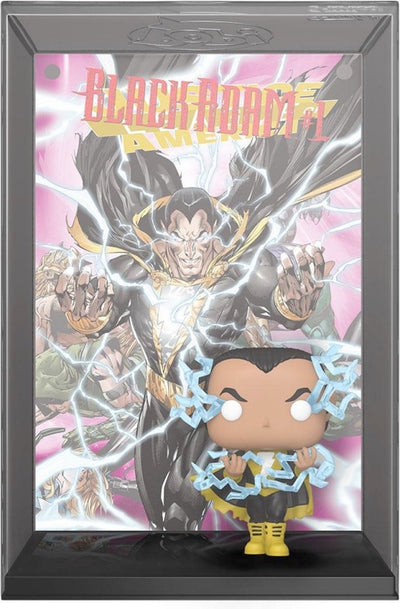 Funko Black Adam (leuchtet im Dunkeln) – Pop! Comic-Cover - schwarze Adam-Figur