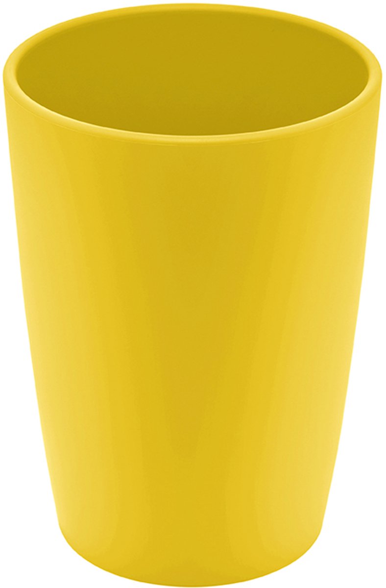 Zuperzozial - Nature-Kollektion, Becher 340 ml, Natur-Biokunststoff, gelb