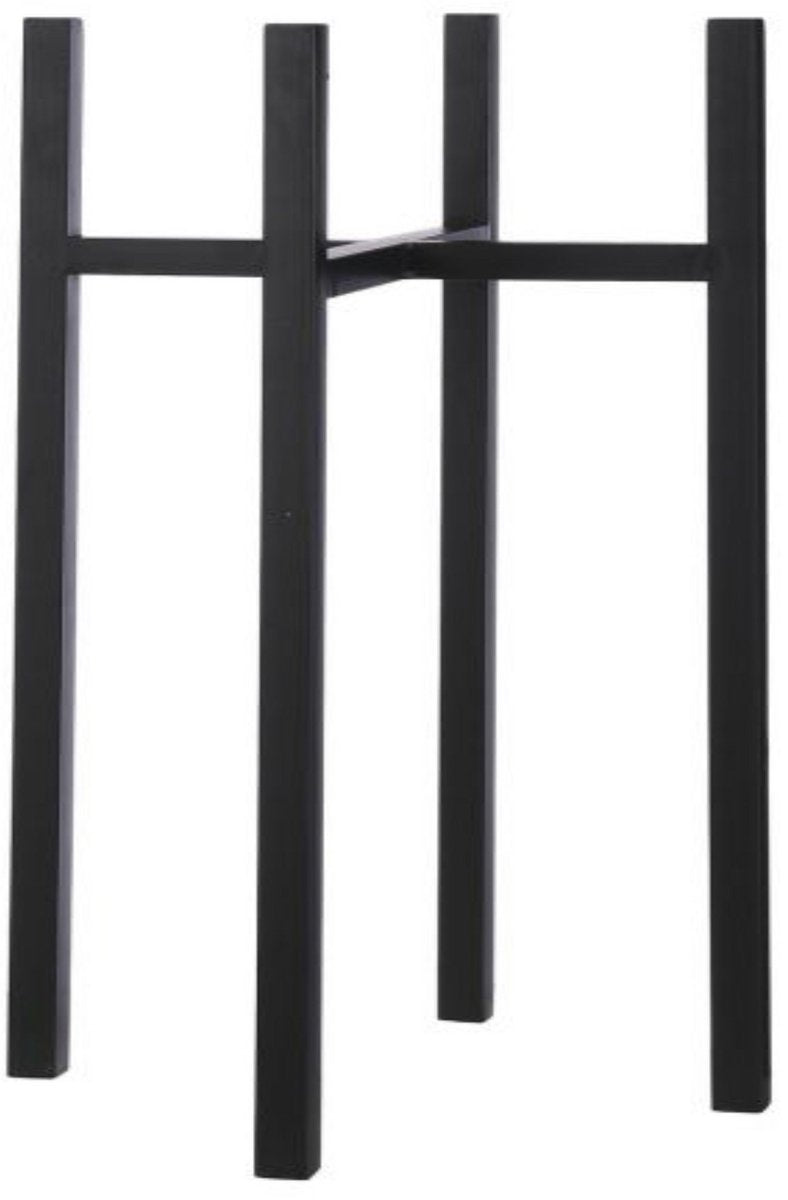 Glimmerdekorationen Ascot XL Pflanzenständer – 37,5 x 37,5 x 71 cm – schwarz