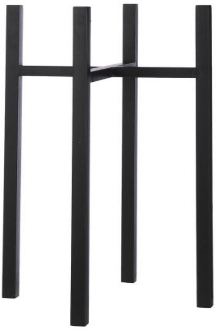 Glimmerdekorationen Ascot XL Pflanzenständer – 37,5 x 37,5 x 71 cm – schwarz