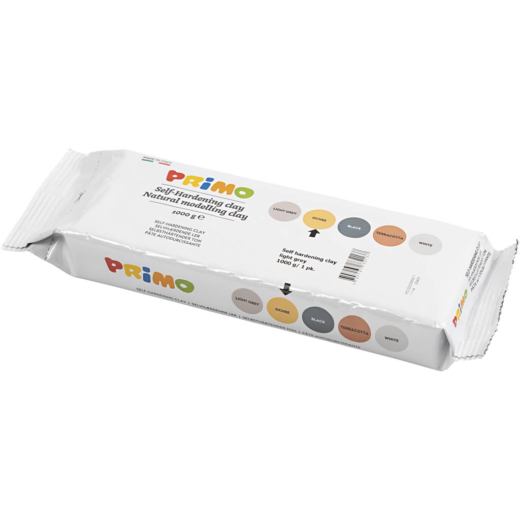 Selbsthärtende Tonerde, Farbe Curry, 1000 g