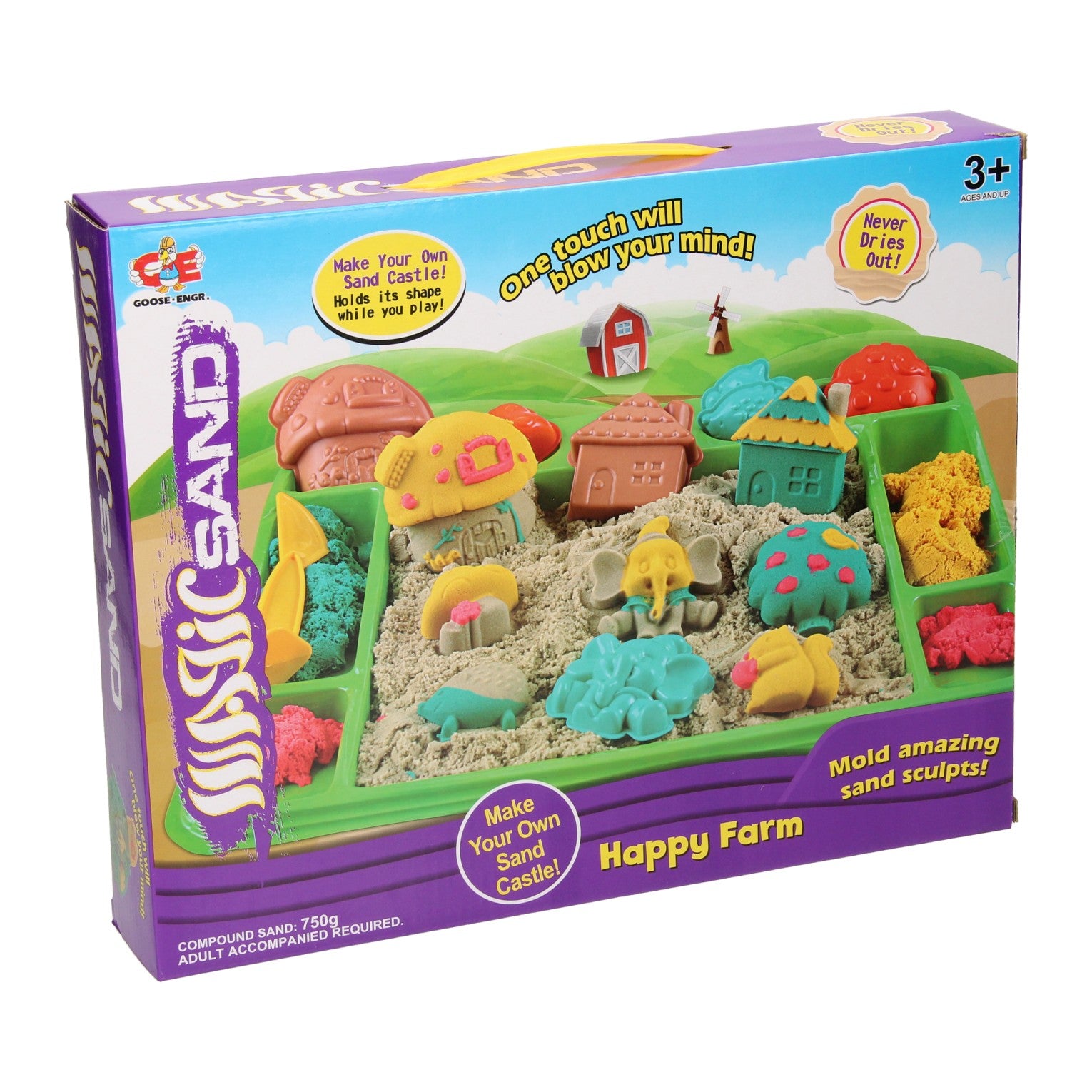 Spiel-Sand-Set großes Pilzhaus