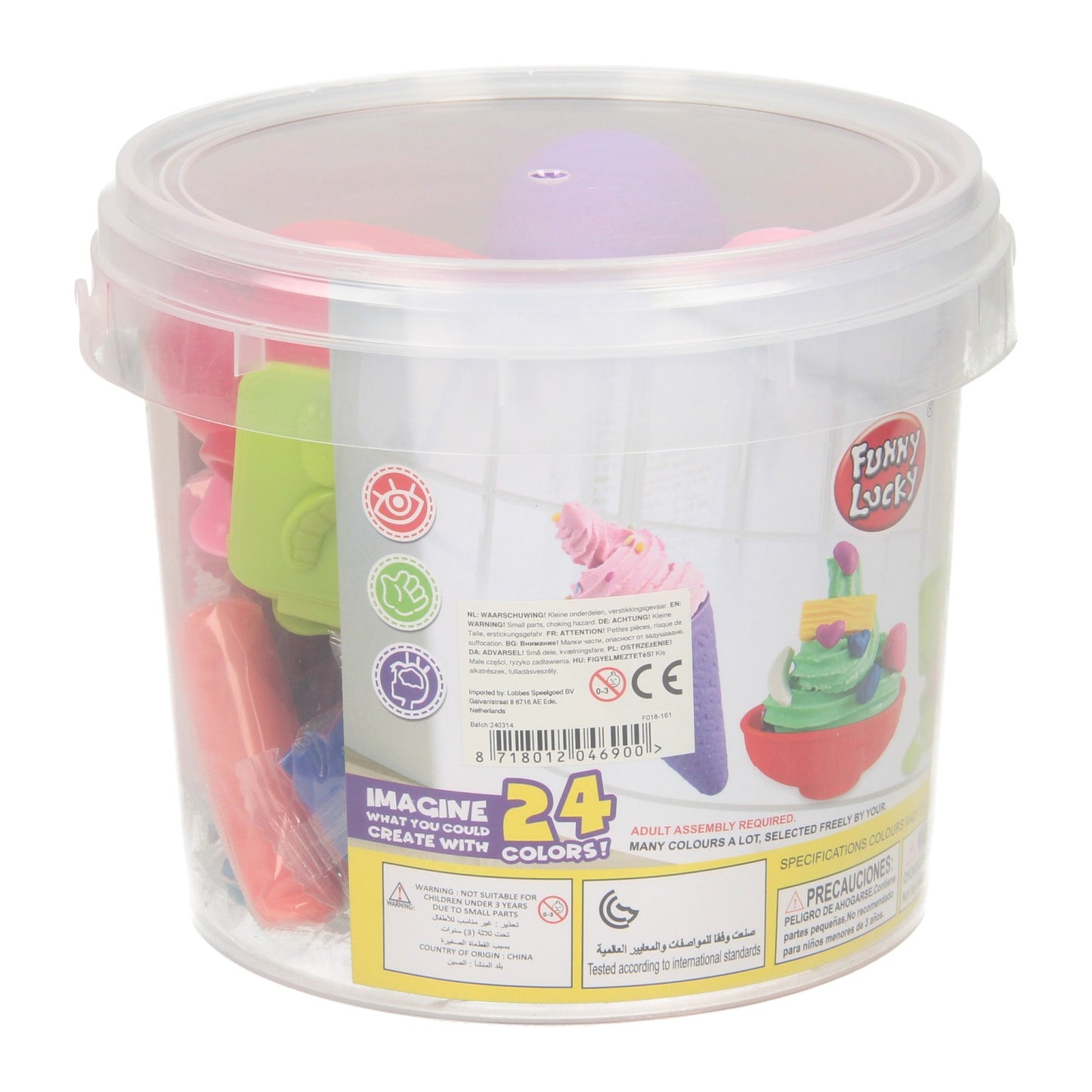Tonset in Eiscreme-Aufbewahrungsbox – 24 Tonfarben