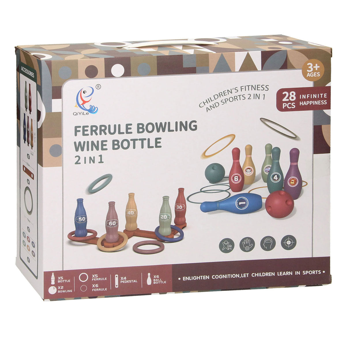 Ringwurf Bowlingspiel 2in1