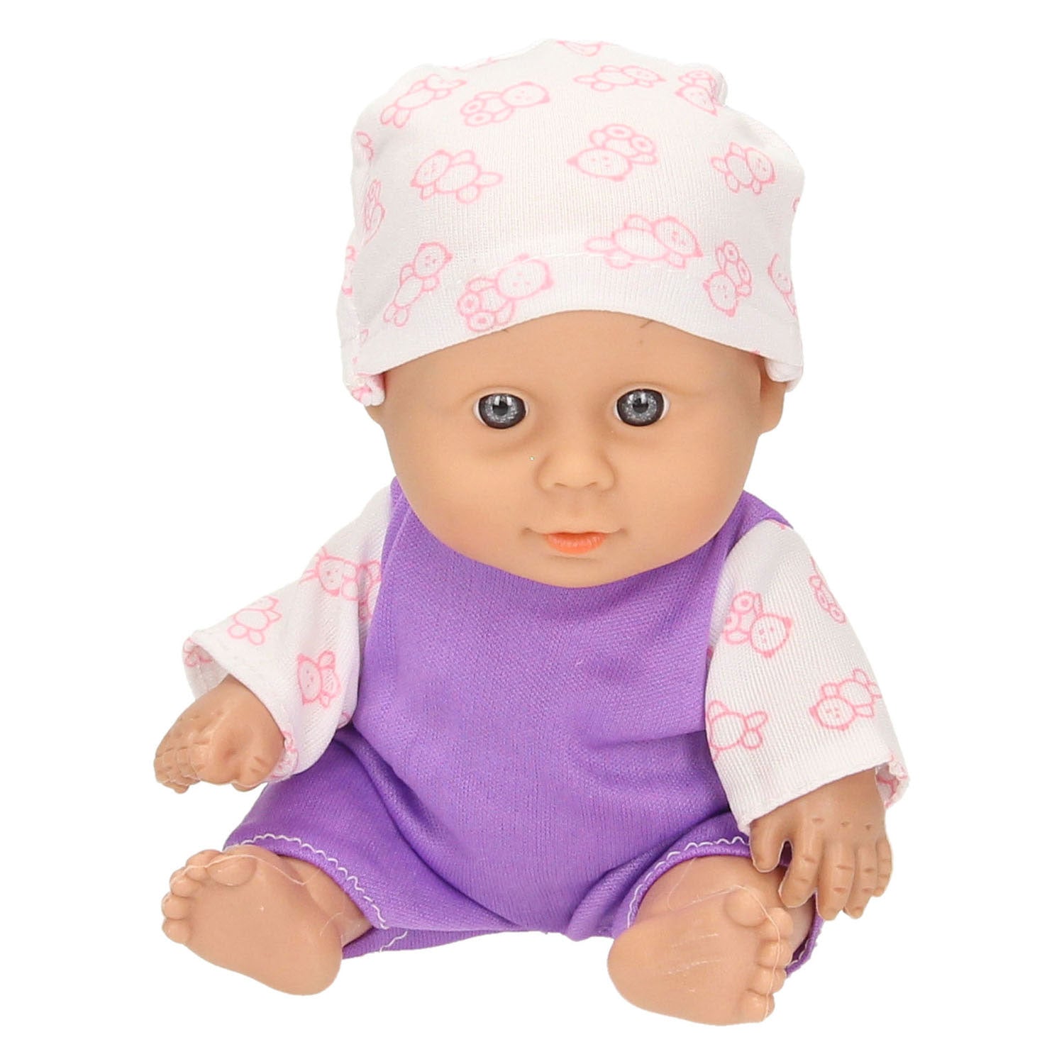 Babypuppe mit Hut